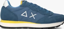 blauwe sun68 lage sneakers tom solid