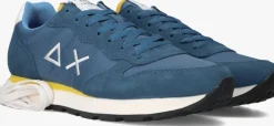 blauwe sun68 lage sneakers tom solid