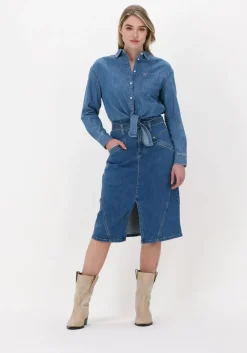 blauwe suncoo midirok fresh