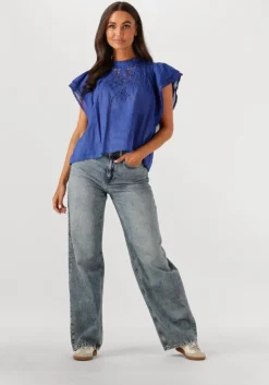 blauwe suncoo top love