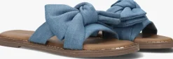 blauwe tango slippers audrey 1