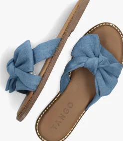blauwe tango slippers audrey 1