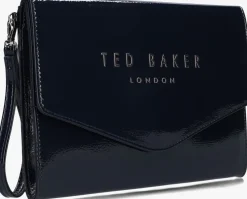 blauwe ted baker clutch crinkie