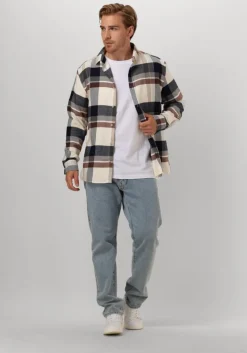 blauwe the goodpeople overshirt sammie