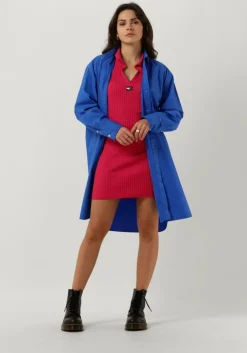 blauwe tommy hilfiger blouses org co solid raglan shirt ls