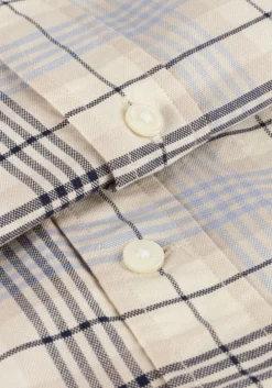 blauwe tommy hilfiger casual overhemd herit oxfd rwb check rf shirt