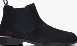 blauwe tommy hilfiger chelsea boots core rwb hilfiger chelsea