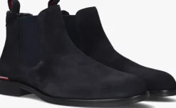 blauwe tommy hilfiger chelsea boots core rwb hilfiger chelsea