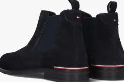 blauwe tommy hilfiger chelsea boots core rwb hilfiger chelsea