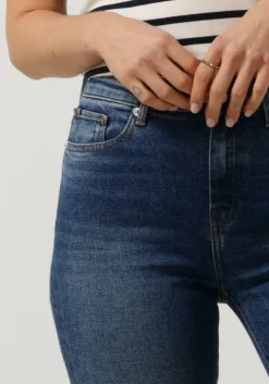 blauwe tommy hilfiger flared jeans bootcut rw paty