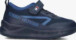 blauwe tommy hilfiger lage sneakers 34110