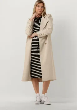 blauwe tommy hilfiger midi jurk reg breton midi polo dress