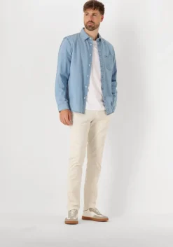 blauwe tommy hilfiger overshirt denim rf shirt