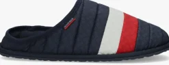 blauwe tommy hilfiger pantoffels corporate padded homeslipper