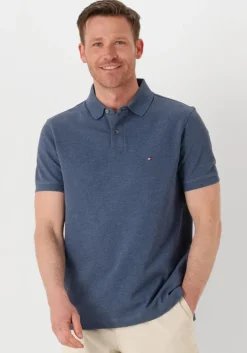 blauwe tommy hilfiger polo 1985 regular polo