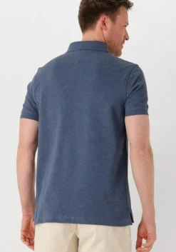 blauwe tommy hilfiger polo 1985 regular polo