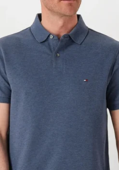 blauwe tommy hilfiger polo 1985 regular polo