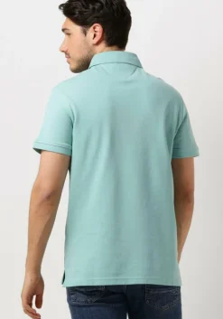 blauwe tommy hilfiger polo 1985 slim polo