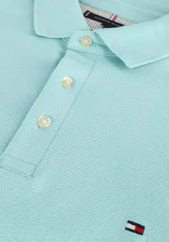 blauwe tommy hilfiger polo 1985 slim polo