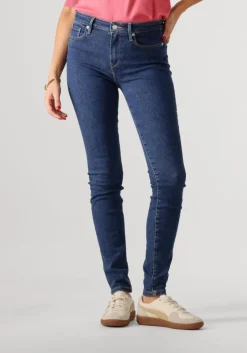 blauwe tommy hilfiger skinny jeans como skinny rw ace