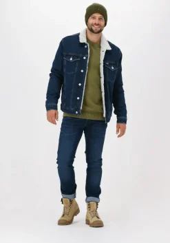 blauwe tommy hilfiger slim fit jeans core slim bleecker bridger ind