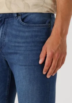 blauwe tommy hilfiger slim fit jeans slim bleecker sstr lake blue