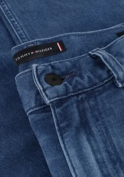 blauwe tommy hilfiger slim fit jeans slim bleecker sstr lake blue