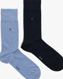 blauwe tommy hilfiger sokken th men sock classic