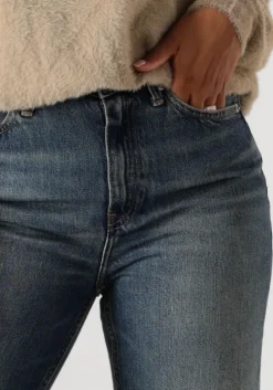 blauwe tommy hilfiger straight leg jeans classic straight hw