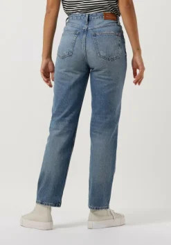 blauwe tommy hilfiger straight leg jeans new classic straight hw a babe