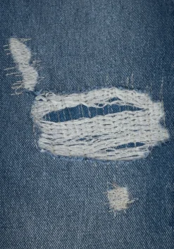 blauwe tommy hilfiger straight leg jeans new classic straight hw a babe