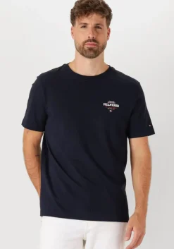 blauwe tommy hilfiger t-shirt monotype all american tee