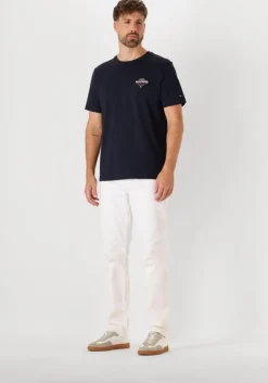 blauwe tommy hilfiger t-shirt monotype all american tee