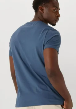 blauwe tommy hilfiger t-shirt tommy logo tee