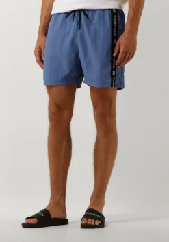 blauwe tommy hilfiger underwear zwembroeken sf medium drawstring side tape