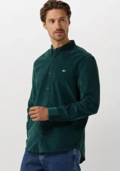 blauwe tommy jeans casual overhemd tjm reg corduroy shirt