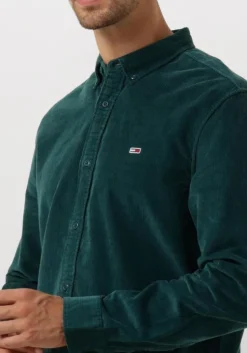 blauwe tommy jeans casual overhemd tjm reg corduroy shirt