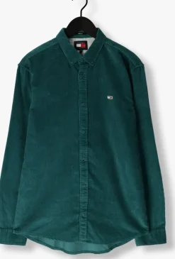 blauwe tommy jeans casual overhemd tjm reg corduroy shirt