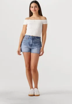 blauwe tommy jeans korte broek hot pant bi8036