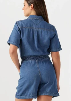 blauwe tommy jeans playsuits tjw lt denim playsuit