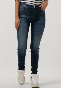 blauwe tommy jeans skinny jeans nora mr sky ag1235