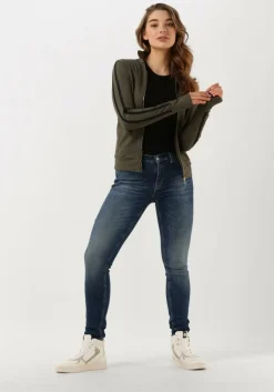 blauwe tommy jeans skinny jeans nora mr sky ag1235