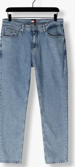 blauwe tommy jeans slim fit jeans ryan slim str ai4136