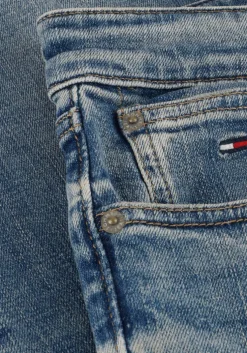 blauwe tommy jeans slim fit jeans scanton slim bi5154 co