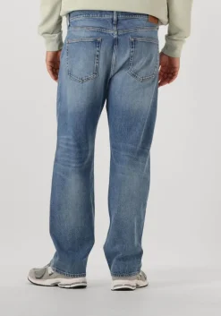 blauwe tommy jeans straight leg jeans otis regular str bi0134 co