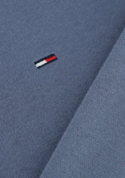 blauwe tommy jeans sweater tjm reg s flag crew ext