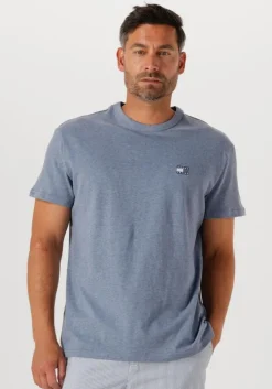 blauwe tommy jeans t-shirt tjm reg badge tee ext