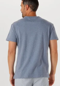 blauwe tommy jeans t-shirt tjm reg badge tee ext