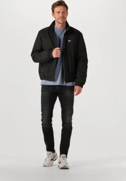 blauwe tommy jeans t-shirt tjm reg badge tee ext