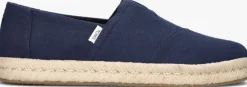blauwe toms instappers alp rope 2.0